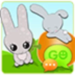 go sms sweet bunny theme android application logo